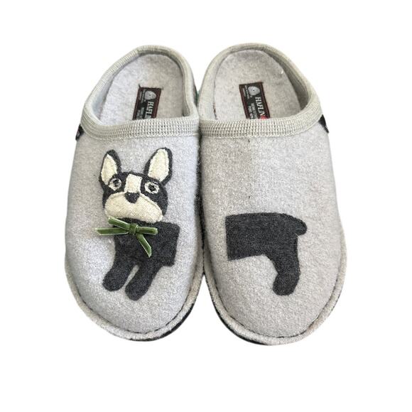 Haflinger Boiled Wool Soft Sole Puppy Dog Novelty Slippers size 40 US W9.5 M7 - Picture 1 of 6